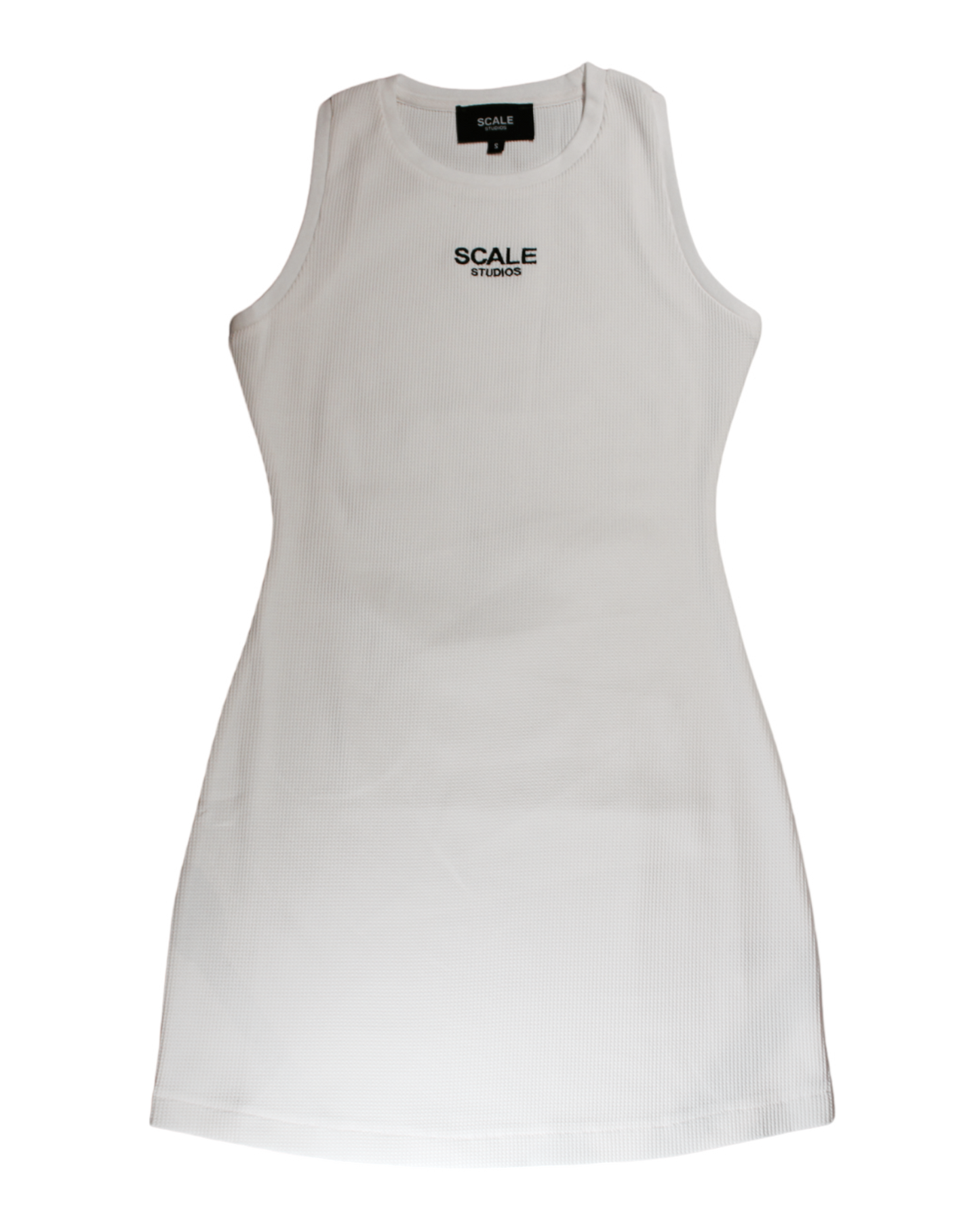 SCALE STUDIOS FEMALE BODYCON MINI DRESS (WHITE)